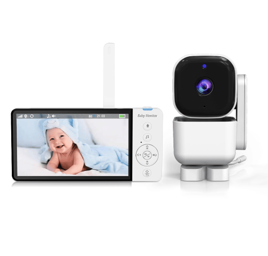 PSABM720 Audio Baby Monitor Remote Camera VOX 5-Inch IPS Temperature Monitor Infrared Night Vision Camera bidirectional Audio HD 1280 * 720P PSABM720 Audio Baby Monitor Remote Camera VOX 5-Inch IPS Temperature Monitor Infrared Night Vision Camera bidirectional Audio HD 1280 * 720P