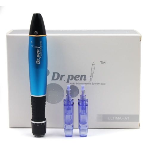 Dr. Pen A1-W Ultima Electric Derma Pen Stamp Auto MicroNeed1e Roller 2x 12Pin Cartridges Dr. Pen A1-W Ultima Electric Derma Pen Stamp Auto MicroNeed1e Roller 2x 12Pin Cartridges