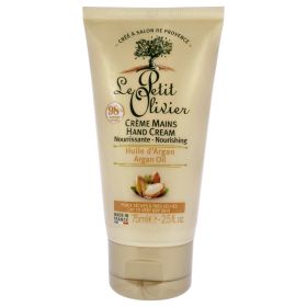 Nourishing Hand Cream - Argan Oil by Le Petit Olivier for Women - 2.5 oz Cream