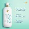 Dove Exfoliate Away Body Wash 4% Refining Serum with AHA All Skin Type, 18.5 oz