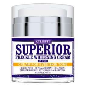 KYLIEFIT Superior Whitening Facial Cream, Freckles, Reduce Dark Spot, Melanin Face Cream, For All Skin Types Cosmetics (Color: pack of 1)