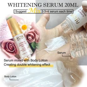 AILKE Vitamin C and Glutathione Skin Care Set, Antioxidant, Improve Rough Skin, Nourishing, Moisturizing Range for Face and Body (Color: 20ml whitening serum)