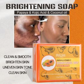 AILKE Double Glutathione Brightening Skin Care, Lightening, Remove Blemishes, Antioxidant, Moisturizing, Even Toning, Smooth (Color: Soap)