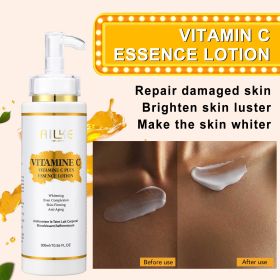 AILKE Lightening Body Cream, with Vitamin C, Hyaluronic Acid, Shea Butter, Uneven Skin Tone, Deeply Hydration (Color: Body Lotion)