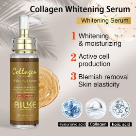 AILKE Skin Glowing Face Serum, Even Toning With Glutathione, Vitamin A,C,E 100ml, Clean Skin, Improves Dull Skin (NET WT: Collagen Serum)