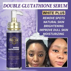 AILKE Double Glutathione Brightening Skin Care Set, Lightening, Clean Skin, Radiant Skin, Clean Skin Range For Men Women (Color: Serum)