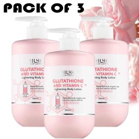 AILKE Lightening Cream, Skin Care Lightening Lotion, With Glutathion, Shea Butter, Clean Smooth Skin, Moisturizing Body Cream (Color: 3 Pack Lotion)