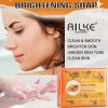 AILKE Papaya Handmade Cleaning Soap, Smooth,Soften Skin,Oil Control,Women's Daily Bathing, Moisturizing And Brightening Bar