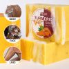 AILKE Organic Turmeric Soap, Clean Stain, Radiant Skin, Soothing Brighten, Smooth, Natural Soft Skin Bar, 200g/ 7.04. oz
