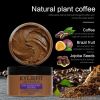 KYLIEFIT Coffee & Brazilian Nut Shea Sugar Scrub, Lightening, Rejuvenate, Exfolilate, Nourishing, Cleaning Skin, Face & Body Use