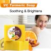 AILKE Organic Turmeric Skin Care Set, Brighten, Cleaning Skin, Reduce Acne, Exfoliation, Reduce Blemish, Improve Dull Skin