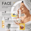 Organic Turmeric Skin Care Kit, Brighten, Remove Darkness, Lighten, Hydration, Exfoliate, Even Skin Tone, for Private Label